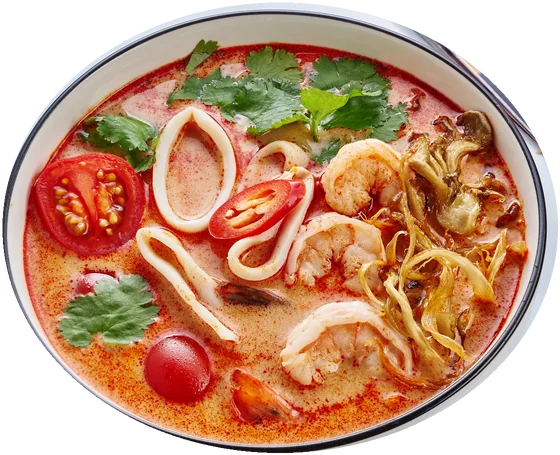 Том-ям OmNomNom с морепродуктами